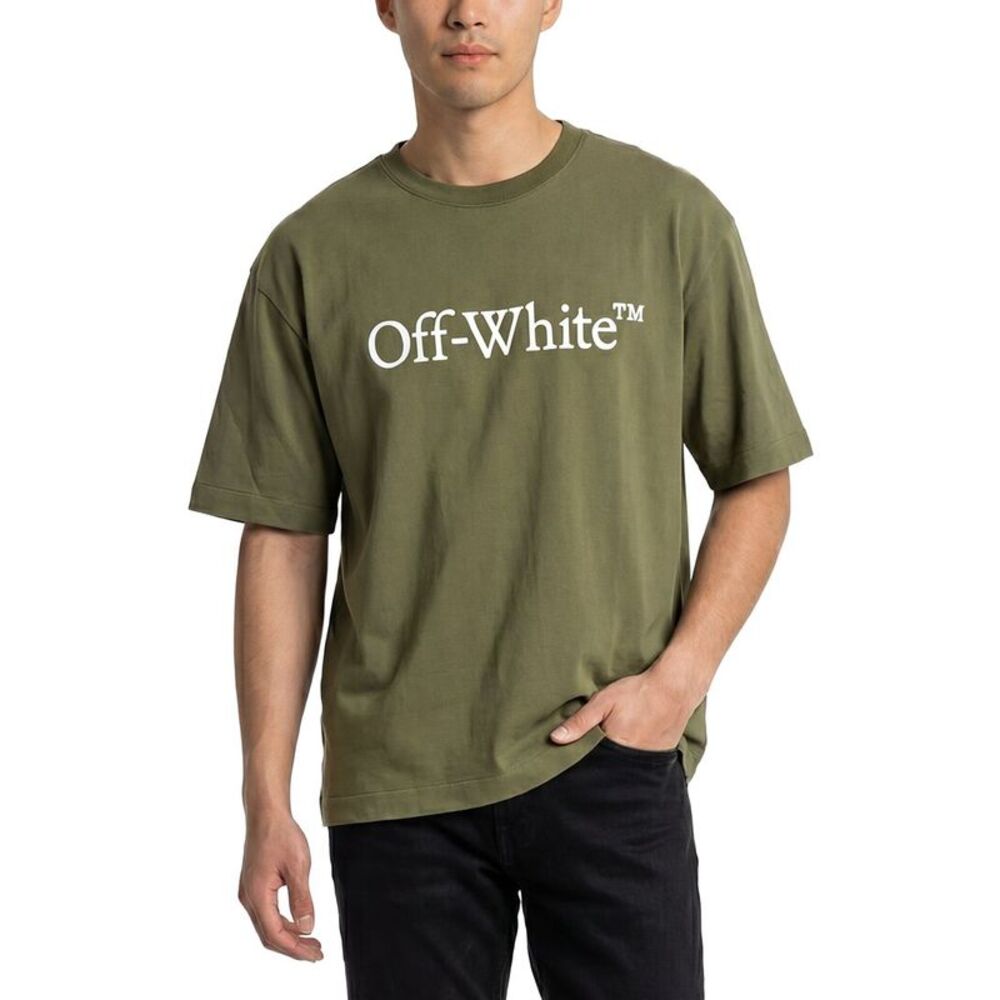 Off-White™ Mens Off-White Virgil Big Bookish Skate T-Shirt